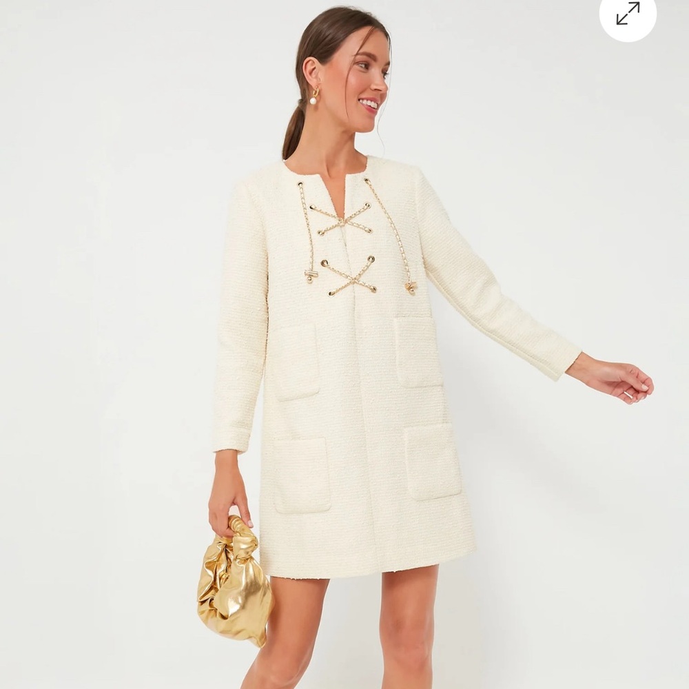 Tuckernuck Blanc Tied Tweed Kelly Dress | Size S | Ladies Dress